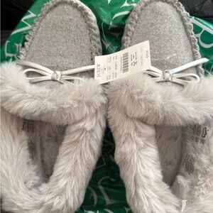 J.Crew Faux Fur Moccasins